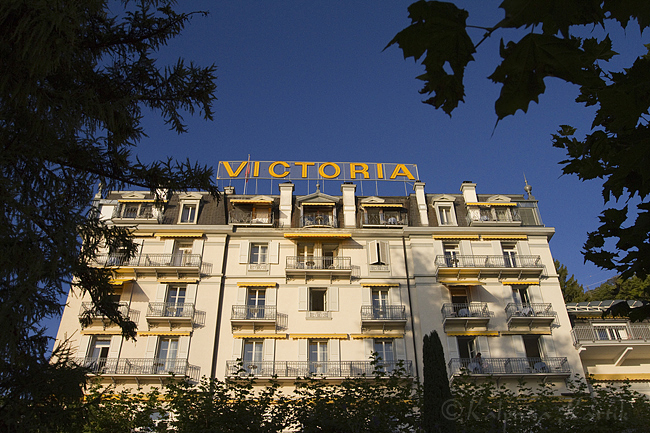 The romantic Victoria Glion hotel